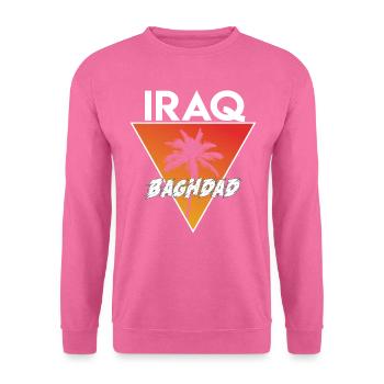 irakisch mit Hauptstadt - Unisex Pullover - Pink - Vorne