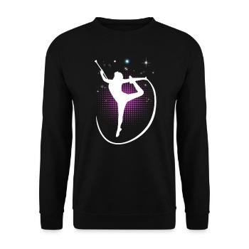 Gardetanz Schautanz Showtanz Geschenk Geschenkidee - Unisex Pullover - Schwarz - Vorne - Alina (178cm) & Michal (187cm)