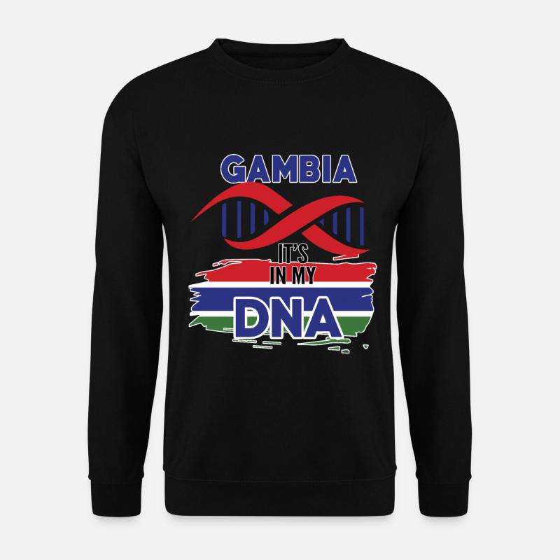 Gambia ist in meiner DNA - Unisex Pullover - Schwarz
