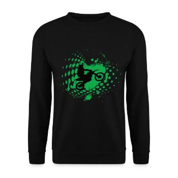 Motorcross - Unisex Pullover - Schwarz - Vorne - Alina (178cm) & Michal (187cm)