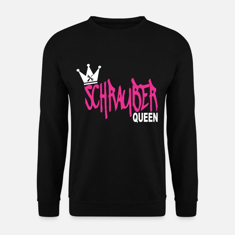 Schrauber Queen - Unisex Pullover - Schwarz