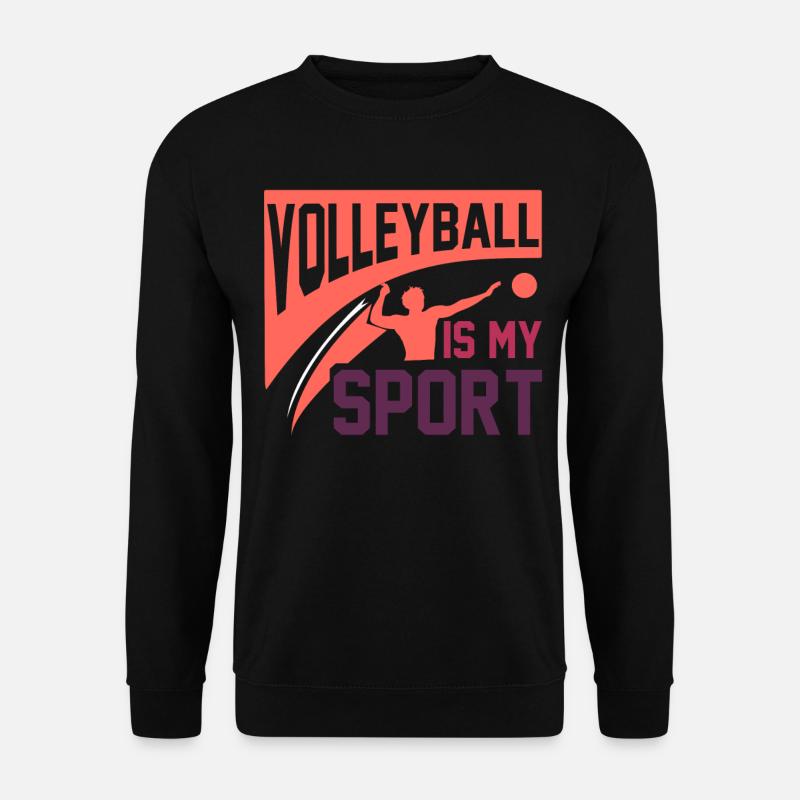 Volleyballerin Geschenk - Unisex Pullover - Schwarz