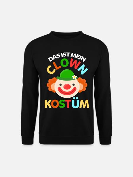 Karneval Clown Karnevalparty - Unisex Pullover - Schwarz