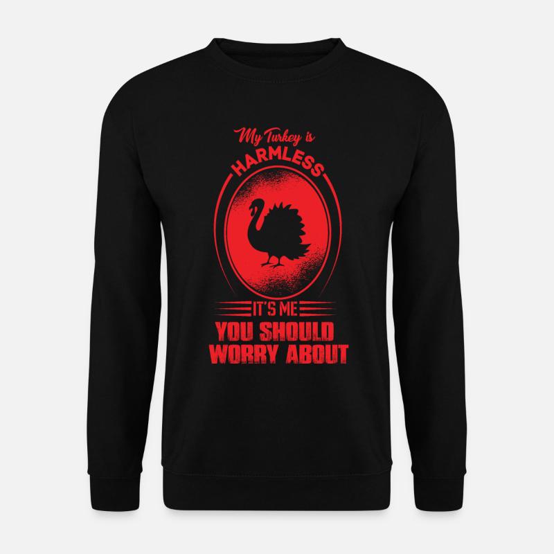 Turkey harmless animal - Unisex Sweatshirt - black
