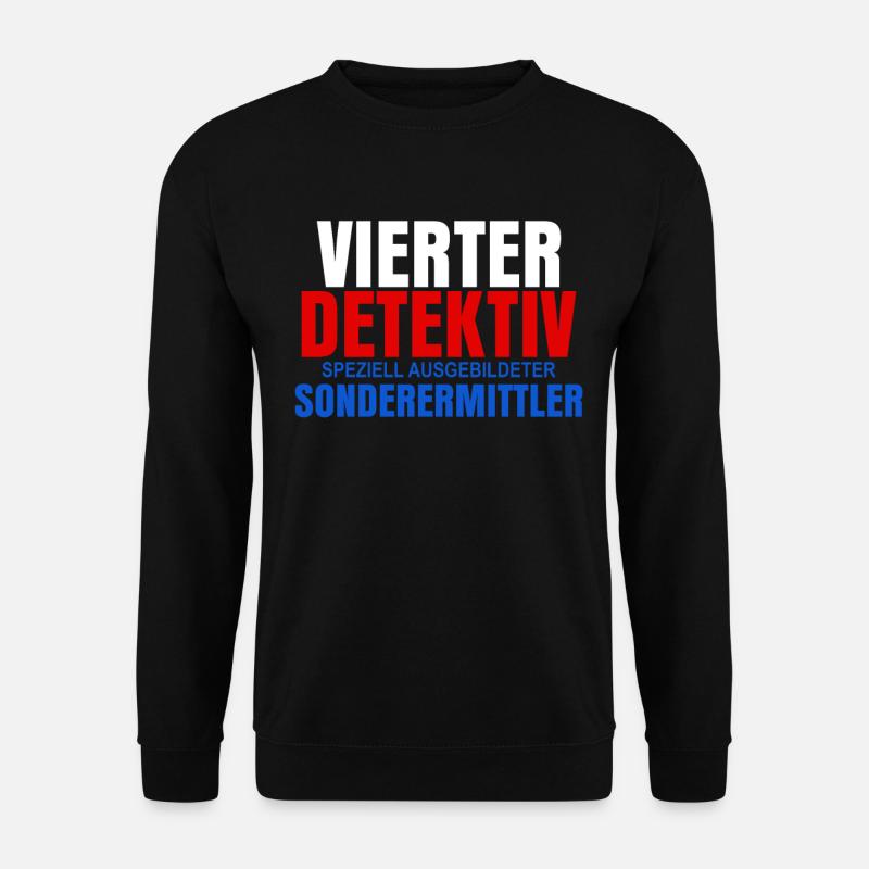 Detektiv - Unisex Pullover - Schwarz