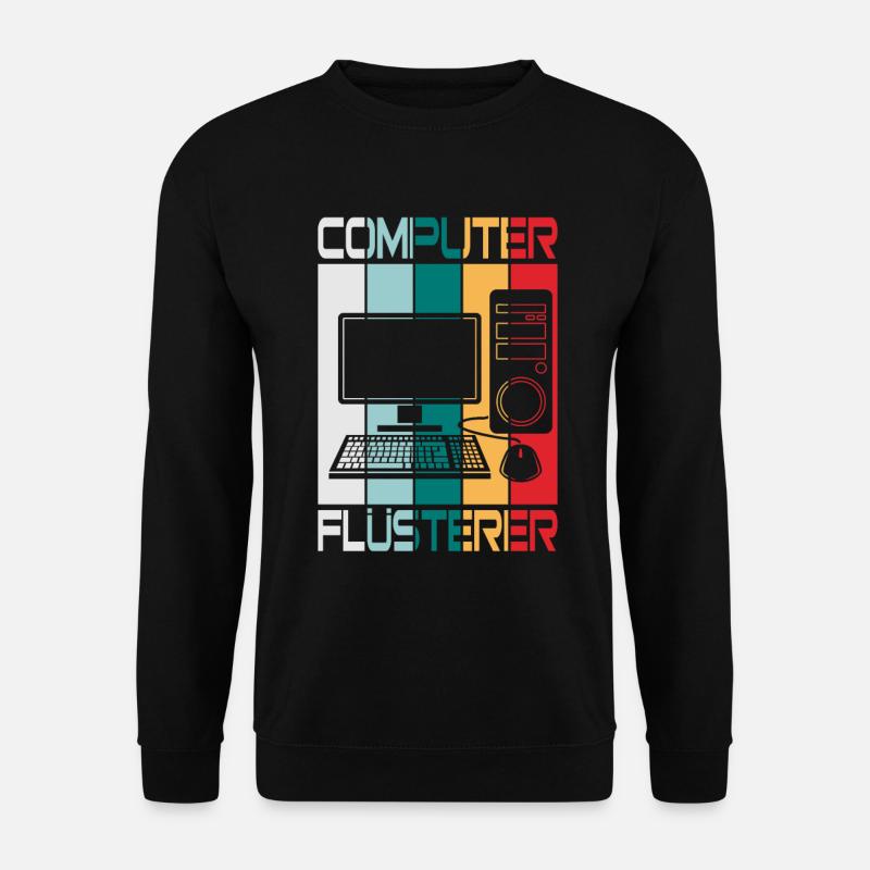 Computer Whisperer - Unisex Sweatshirt - black