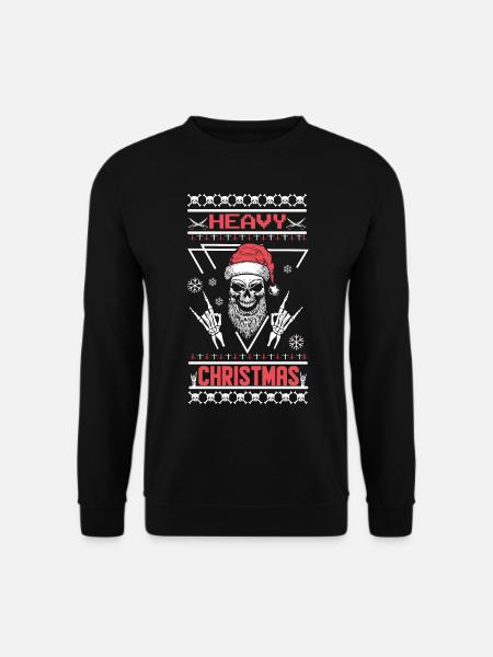 Heavy Christmas Geschenk für Heavy Fans - Unisex Pullover - Schwarz