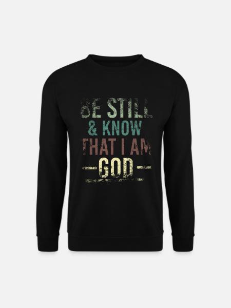 I Am God - Unisex Sweatshirt - black