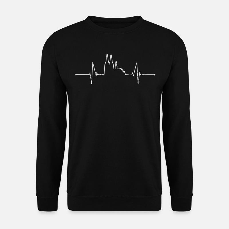 Köln Herzschlag - Unisex Pullover - Schwarz