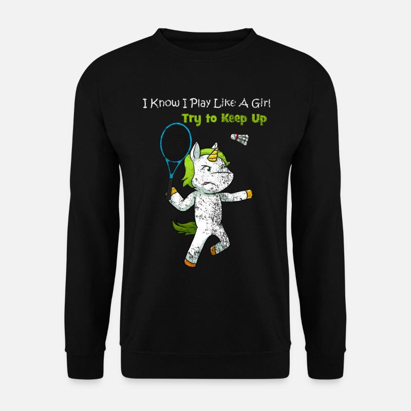 Badminton player gift - Unisex Sweatshirt - black