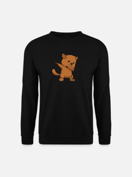 Dabbing Marmot Dab Murmeltier - Unisex Pullover - Schwarz