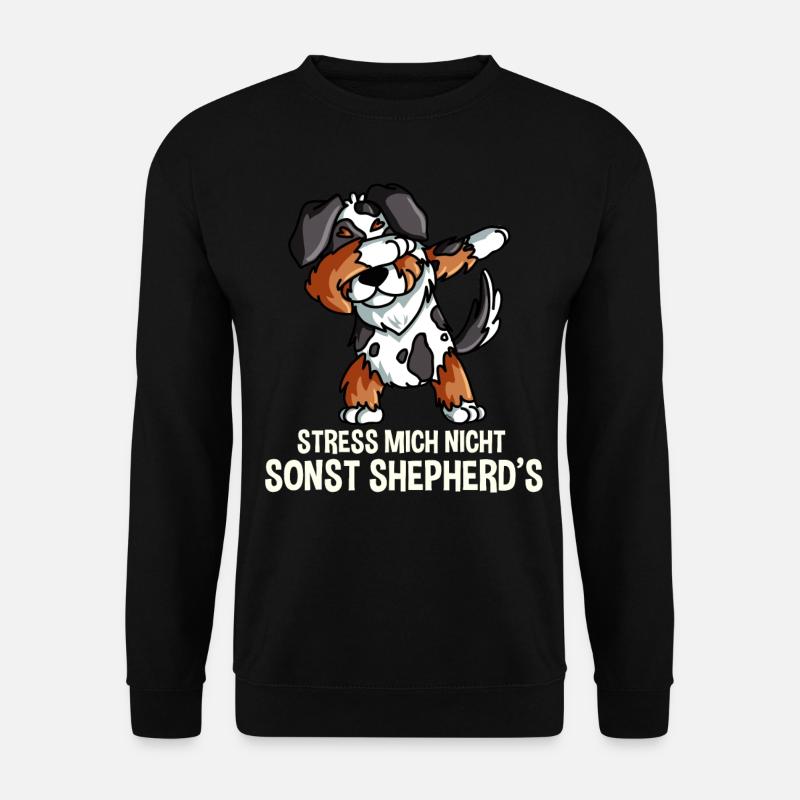 Australian Shepherd Geschenk Lustig - Unisex Pullover - Schwarz