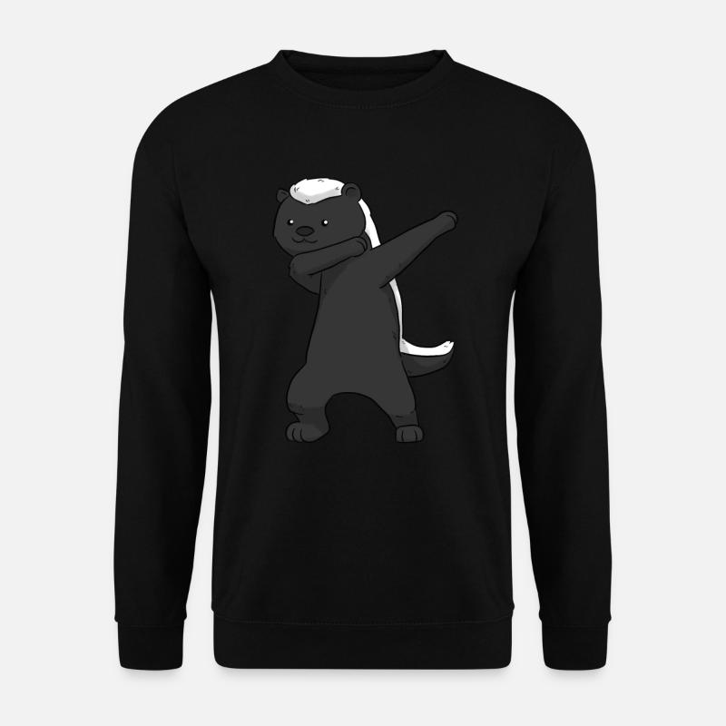 Honey Badger Dab Dachs Dabbing - Sweat-shirt Unisexe - noir