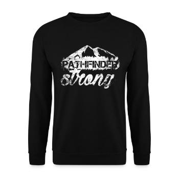 Pathfinder - Unisex Pullover - Schwarz - Vorne - Alina (178cm) & Michal (187cm)