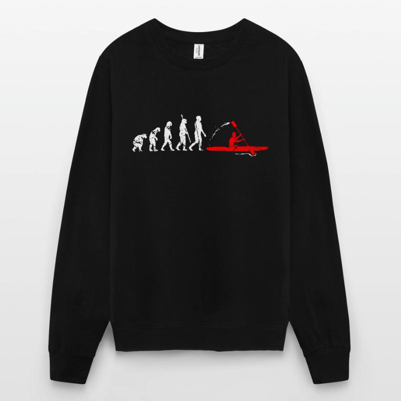 Kayak development kayak evolution kayaker kayaker Unisex Sweatshirt