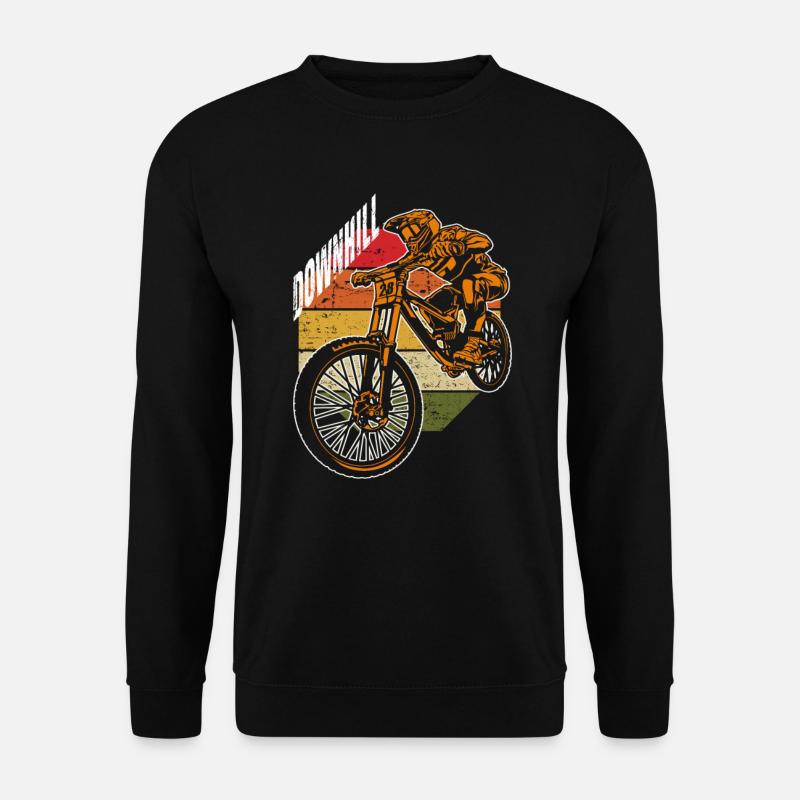 MTB Mountainbike Downhill Extremsport Geschenk - Unisex Pullover - Schwarz
