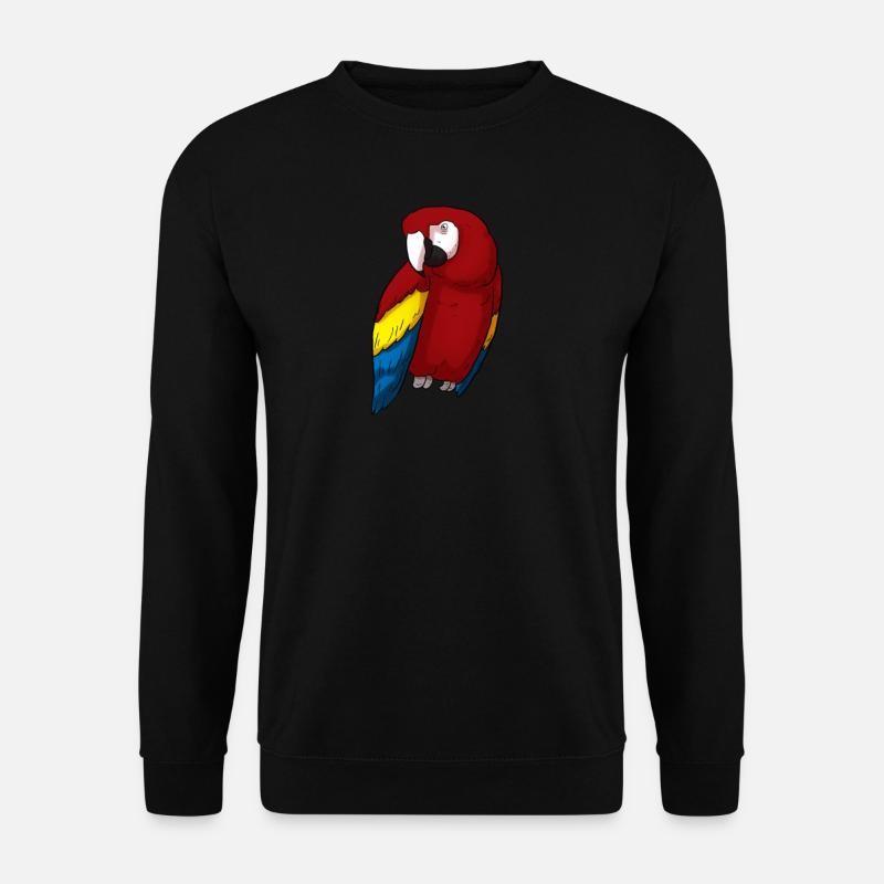 Parrot Papagai - Unisex Pullover - Schwarz