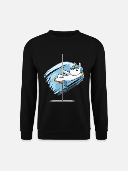 Unicorn pole dancing pole dancing dancer - Unisex Sweatshirt - black