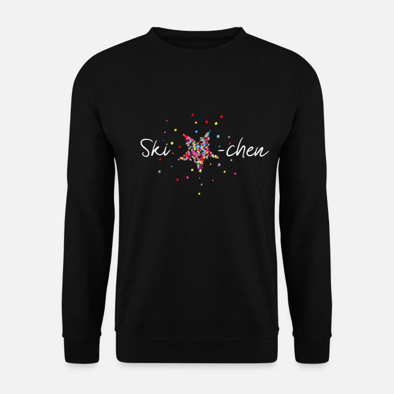 Ski asterisk - Unisex Sweatshirt - black
