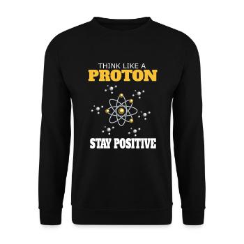 Science chemistry physics science gift - Unisex Sweatshirt - black - Front - Alina (178cm) & Michal (187cm)