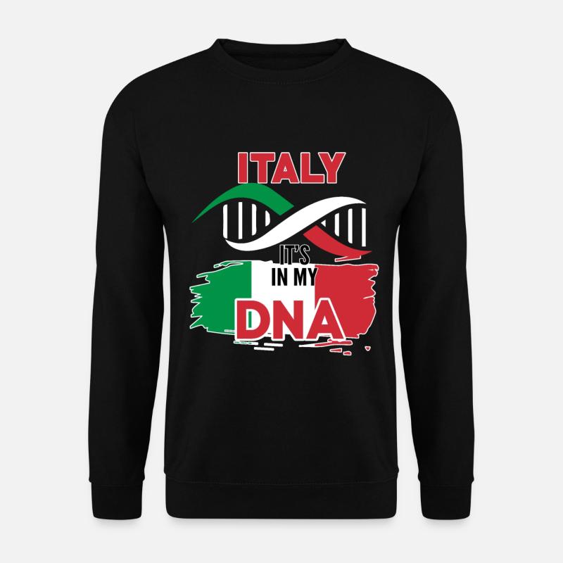 italien ist in meiner DNA - Unisex Pullover - Schwarz
