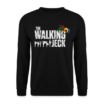 Déguisement de carnaval de Cologne Kölsch Kölle Jeck - Sweat-shirt Unisexe - noir - Devant - Alina (178cm) & Michal (187cm)