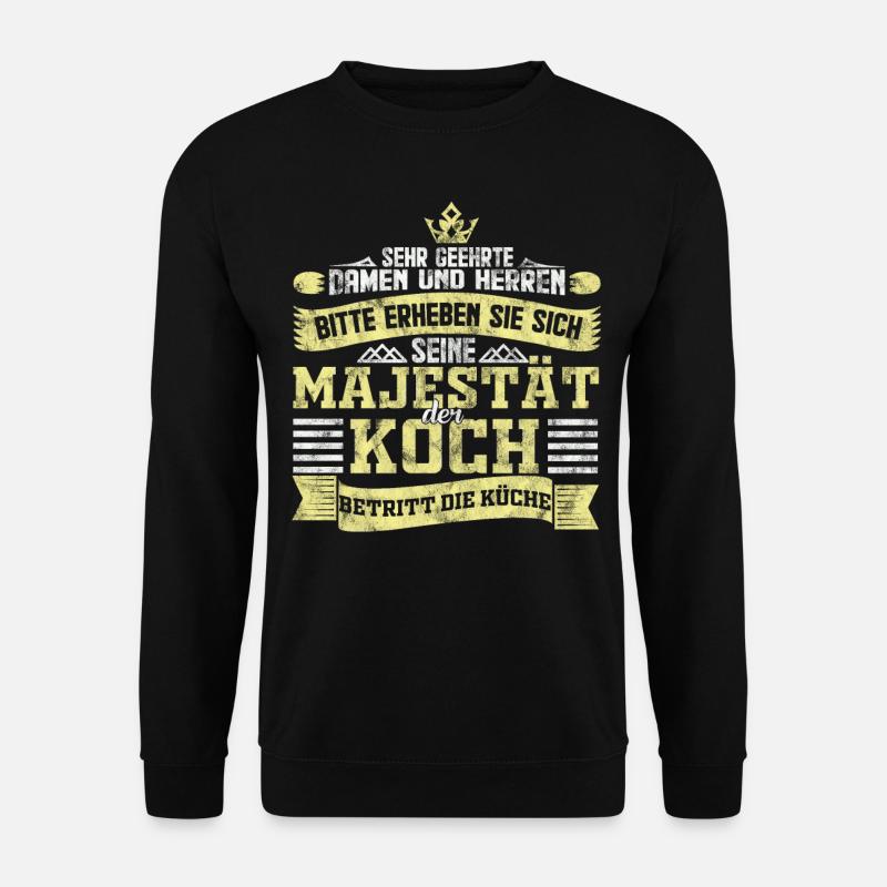 Koch - Unisex Pullover - Schwarz