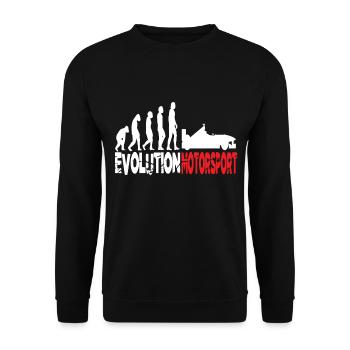 Sport automobile évolution sport automobile voiture de course voiture de course - Sweat-shirt Unisexe - noir - Devant - Alina (178cm) & Michal (187cm)