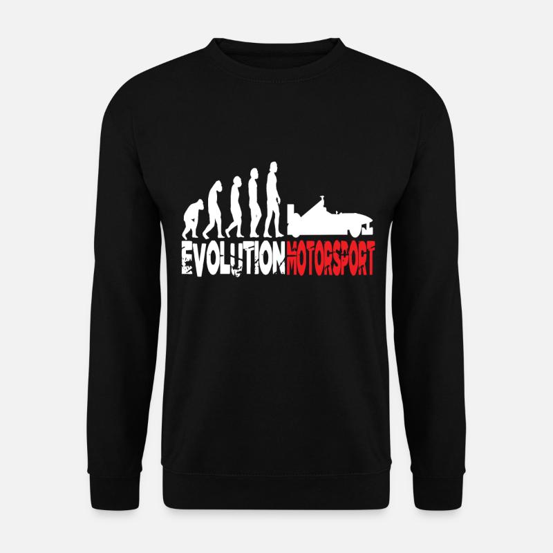 Sport automobile évolution sport automobile voiture de course voiture de course - Sweat-shirt Unisexe - noir