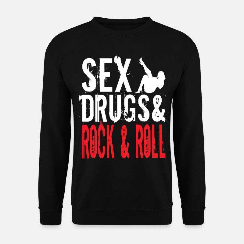 Rock and Roll - Unisex Pullover - Schwarz
