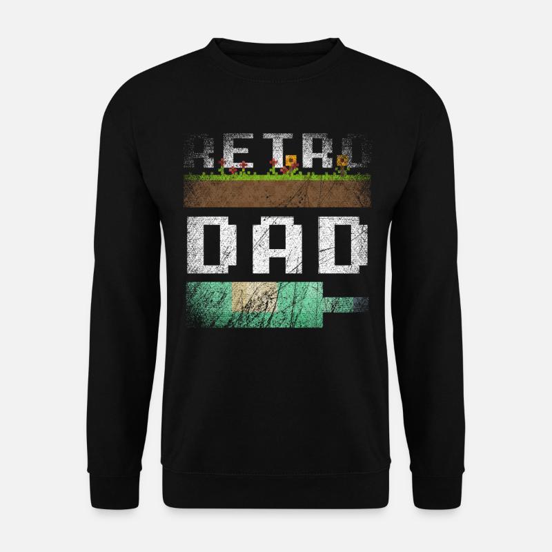 Retro Dad Gaming - Unisex Sweatshirt - black