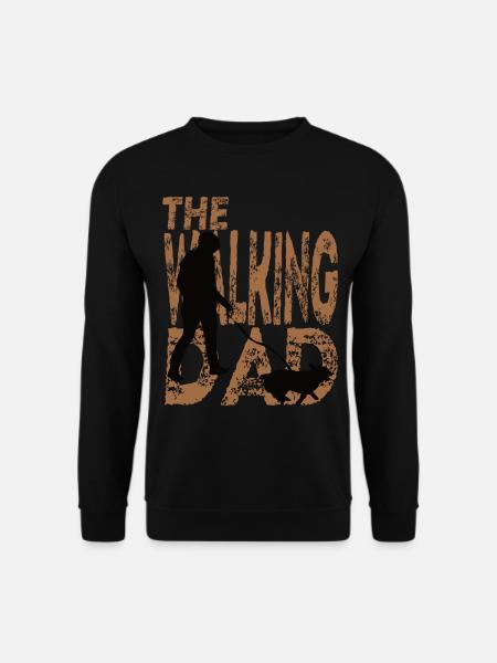 dogs Papa - Unisex Sweatshirt - black