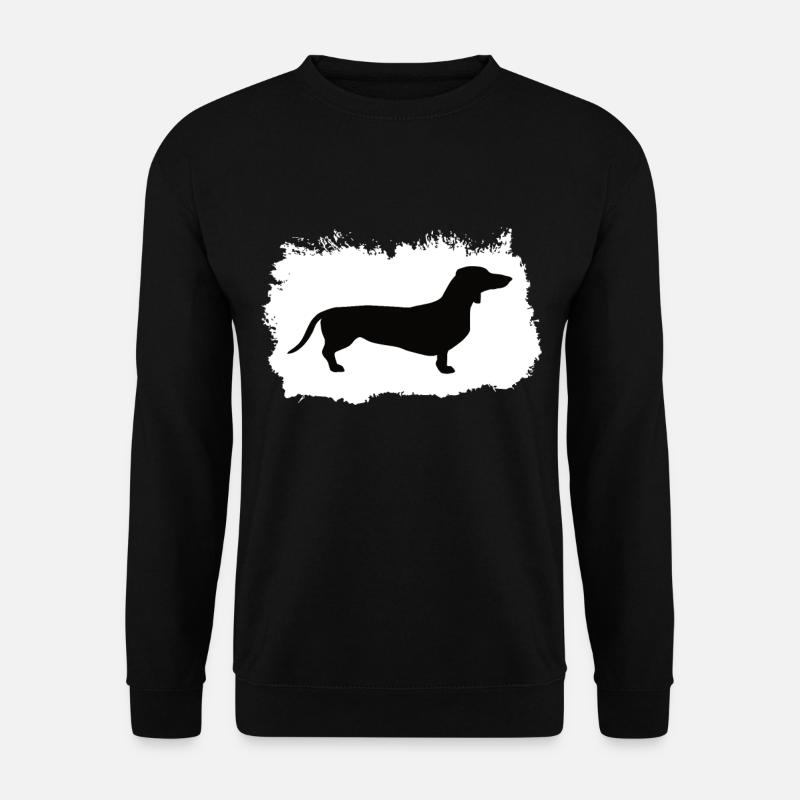 dachshund - Unisex Sweatshirt - black