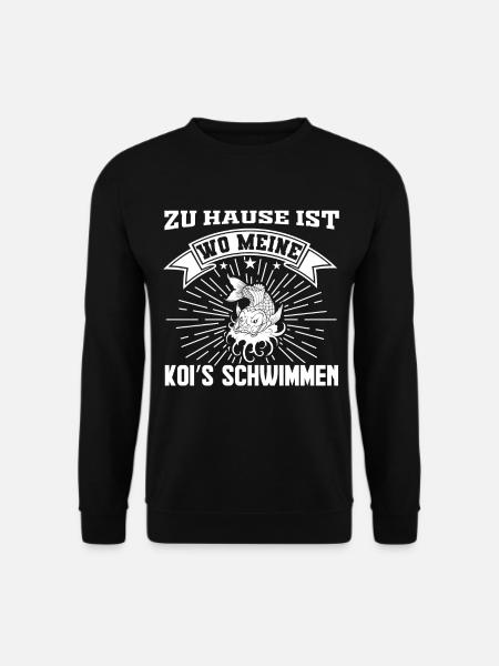 Koi Japan japanischer Koi - Unisex Pullover - Schwarz