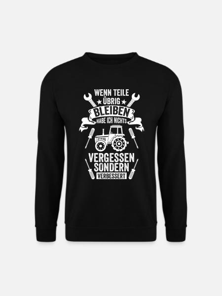 Traktor Mechaniker - Unisex Pullover - Schwarz