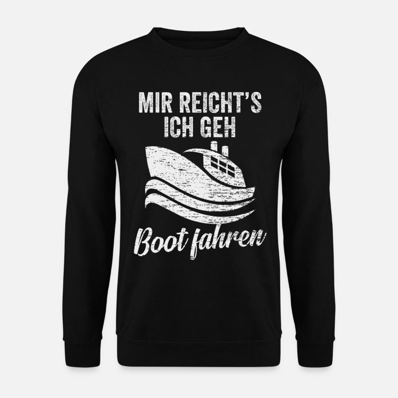 Boot Fahren - Unisex Pullover - Schwarz