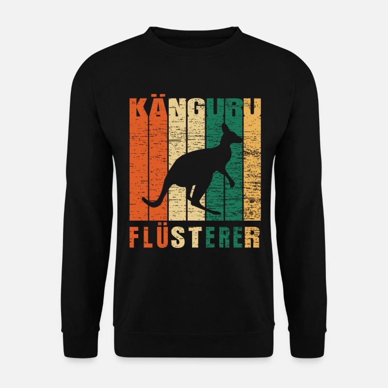 Känguru Flüsterer - Unisex Pullover - Schwarz