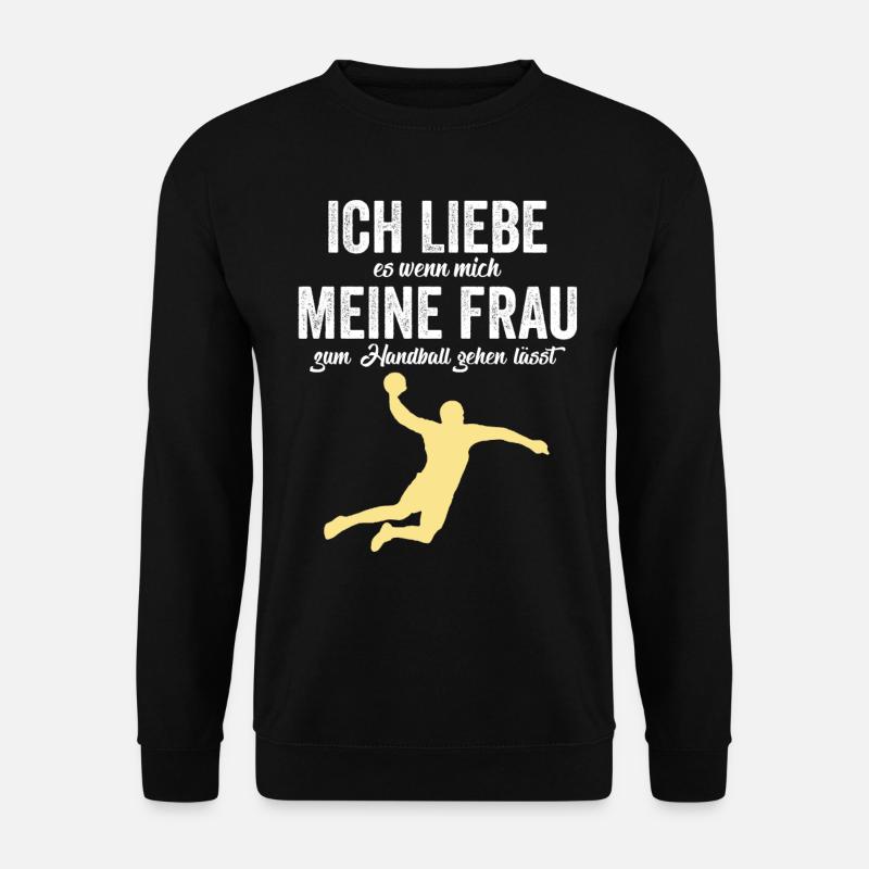 Handballer Handball Geschenk - Unisex Pullover - Schwarz