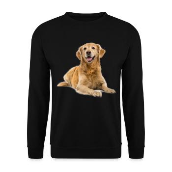Cadeaux Golden Retriever impressionnants - Sweat-shirt Unisexe - noir - Devant - Alina (178cm) & Michal (187cm)