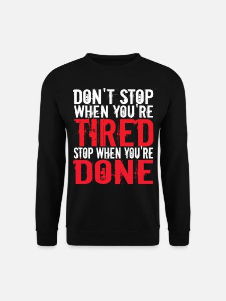 Fitnessstudio - Unisex Pullover - Schwarz