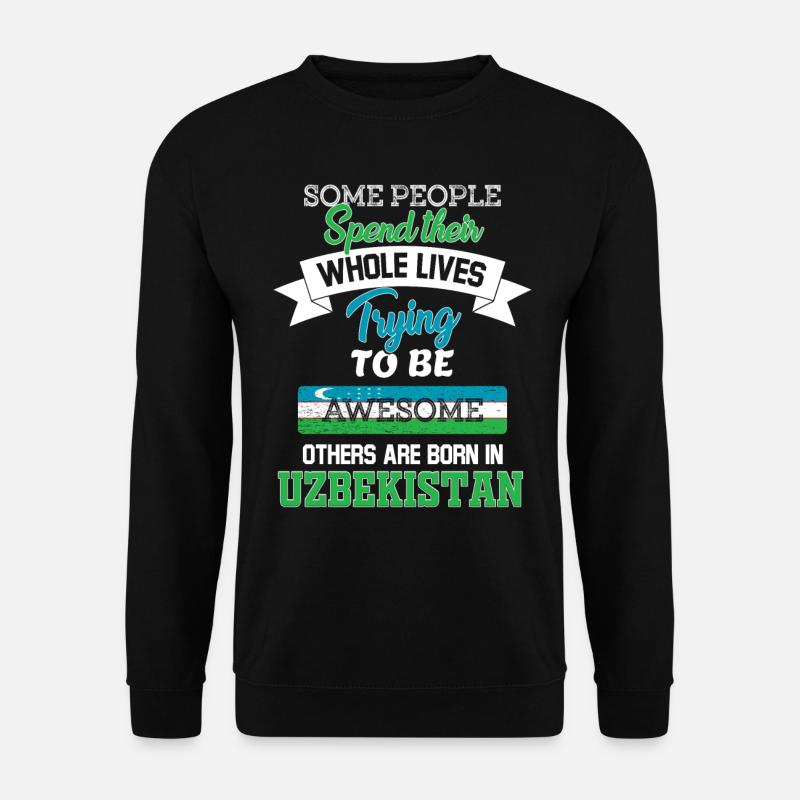 Born in Uzbekistan - Unisex Sweatshirt - black
