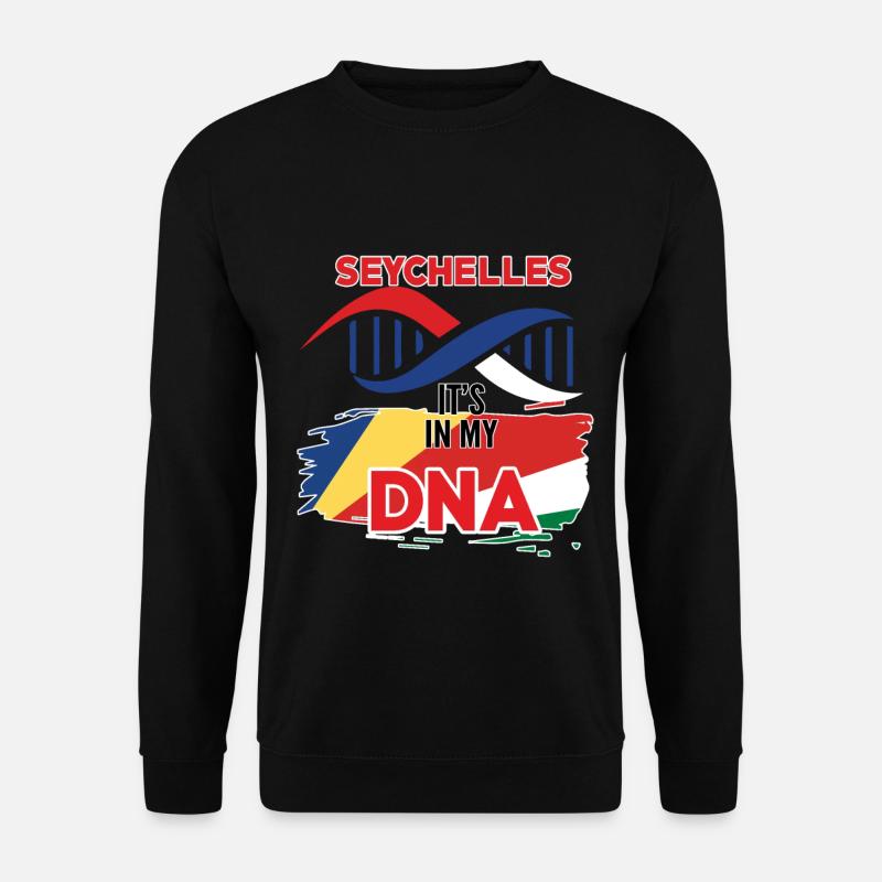 Seychellen ist in meiner DNA - Unisex Pullover - Schwarz