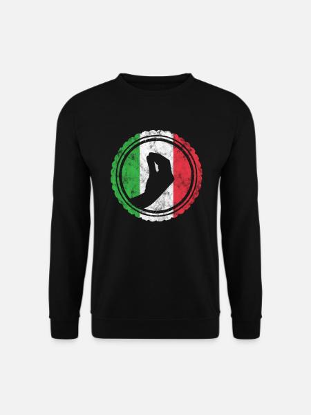 Italy hand gesture - Unisex Sweatshirt - black