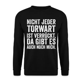 Torwart - Unisex Pullover - Schwarz - Vorne - Alina (178cm) & Michal (187cm)
