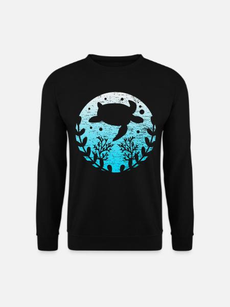 Turtle terrarium - Unisex Sweatshirt - black