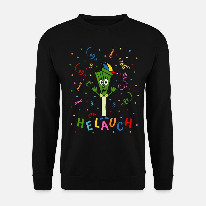 Lauch Helauch Fasching Konfetti Helau Fastnacht - Unisex Pullover - Schwarz