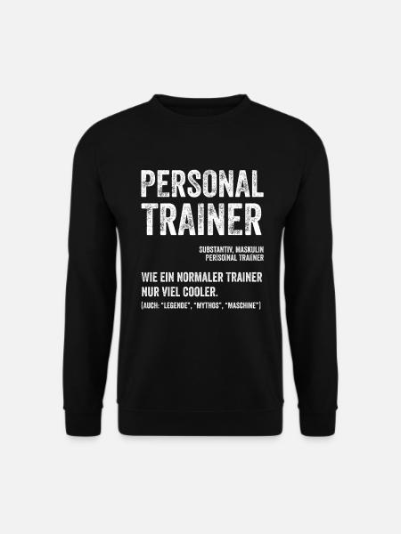 Personal Trainer Trainer - Unisex Pullover - Schwarz