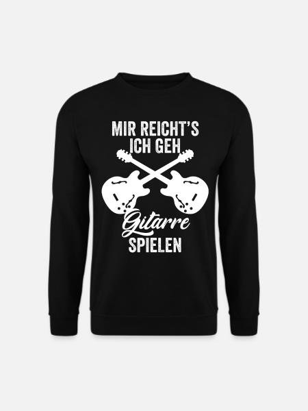 Gitarre - Unisex Pullover - Schwarz