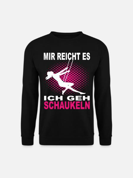 Mir Reichts ich Geh Schaukeln - Unisex Pullover - Schwarz