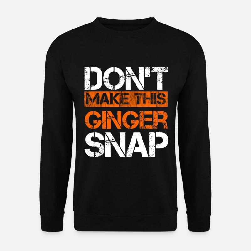 Redhead Ginger Ginger Redhead Gift - Unisex Sweatshirt - black